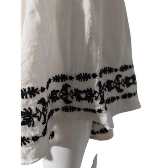 Old Navy XXL Women's Matching Embroidered Boho Cottagecore Peasant Flutter Top - Picture 6 of 12